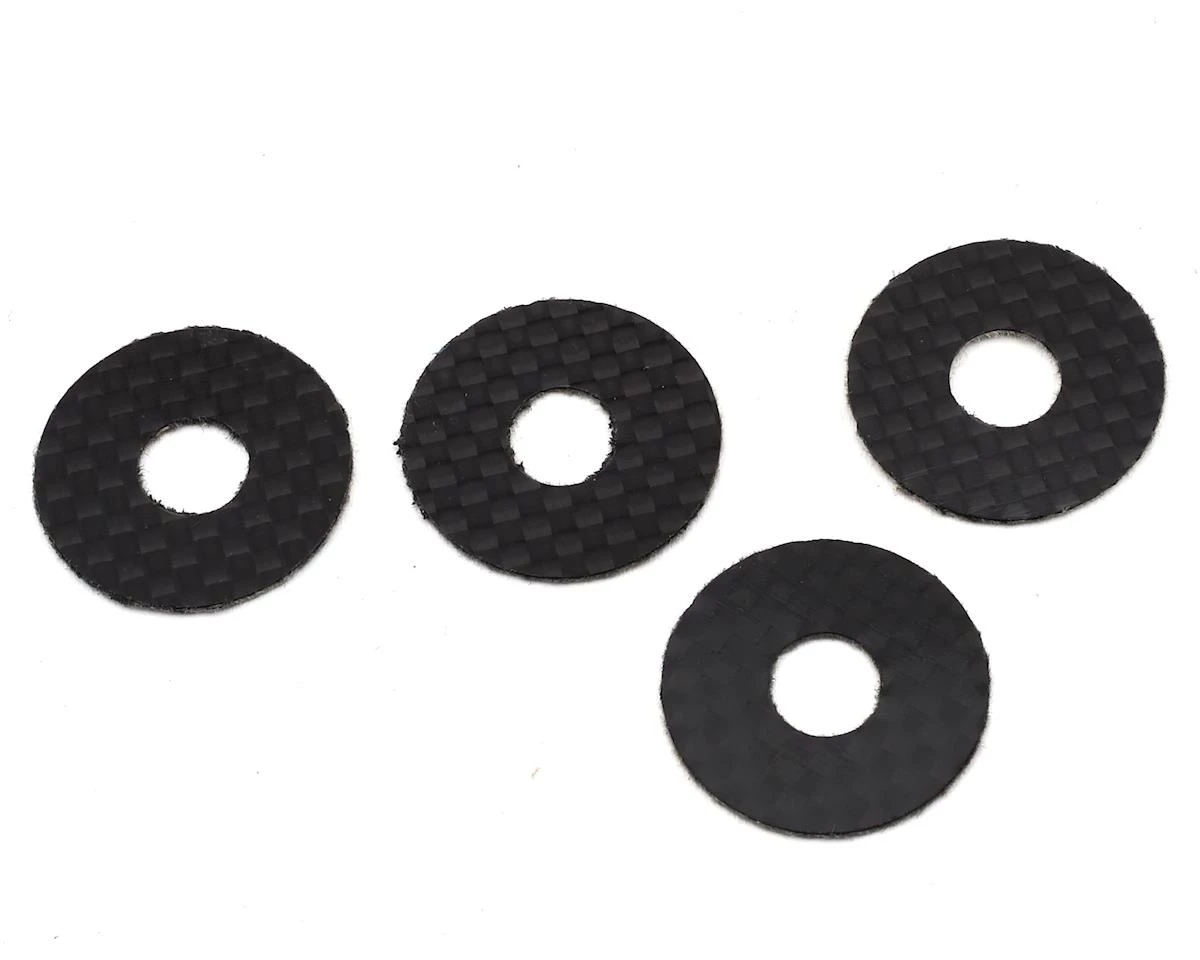 1UP Racing Carbon Fiber 1/8 On-Road Body Washers (4) 3 1UP Racing Carbon Fiber 1/8 On-Road Body Washers (4)