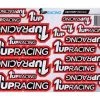 1UP Racing Decal Sheet (Red) -1UP Racing Sales Store 1up180003