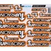 1UP Racing Decal Sheet (Orange) -1UP Racing Sales Store 1up180005