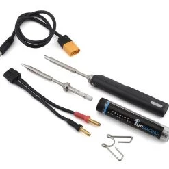 1UP Racing TS100 Pro Pit Soldering Iron w/DC Cable & Leather Pouch