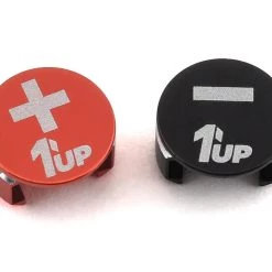 1UP Racing LowPro Bullet Plug Grips (Black/Red)