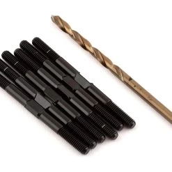 1UP Racing RC10 B6.4/B6.4D Pro Duty Titanium Turnbuckle Set (Polished Black)