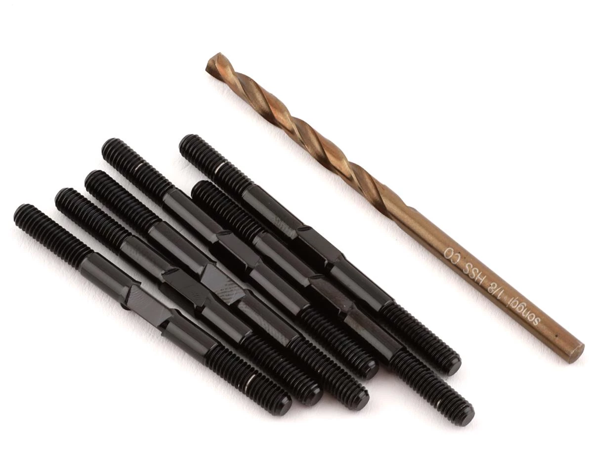 1UP Racing DR10/DR10M Pro Duty Titanium Turnbuckle Set (Polished Black) 3 1UP Racing DR10/DR10M Pro Duty Titanium Turnbuckle Set (Polished Black)