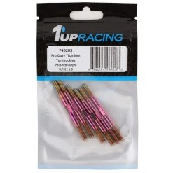 1UP Racing TLR 22 5.0 Pro Duty Titanium Turnbuckle (Triple Polished Purple) -1UP Racing Sales Store 1up740203 1