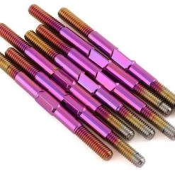 1UP Racing TLR 22X-4 Pro Duty Titanium Turnbuckles (Triple Polished Purple)