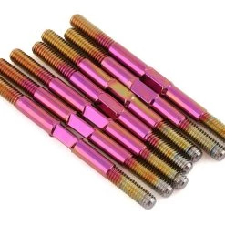 1UP Racing TLR 22X-4 Pro Duty Titanium Turnbuckles (Triple Polished Pink)