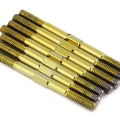 1UP Racing TLR 22X-4 Pro Duty Titanium Turnbuckle Set (Triple Polished Gold)