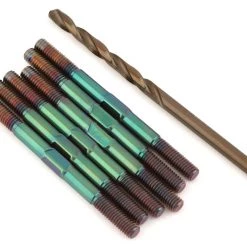 1UP Racing RC10B6.3/DR10 Pro Duty Titanium Turnbuckle (Triple Polished Green)