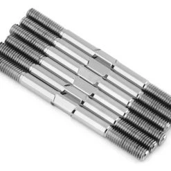 1UP Racing TLR 22 5.0 Pro Duty Titanium Turnbuckle Set (Triple Polished Silver)