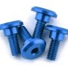 1UP Racing 3x6mm Aluminum Servo Mounting Screws w/4.2mm Neck (Blue) (4) -1UP Racing Sales Store 1up80292