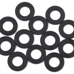 1UP Racing 3x6mm Precision Aluminum Shims (Black) (12) (0.25mm)