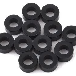 1UP Racing 3x6mm Precision Aluminum Shims (Black) (12) (3mm)