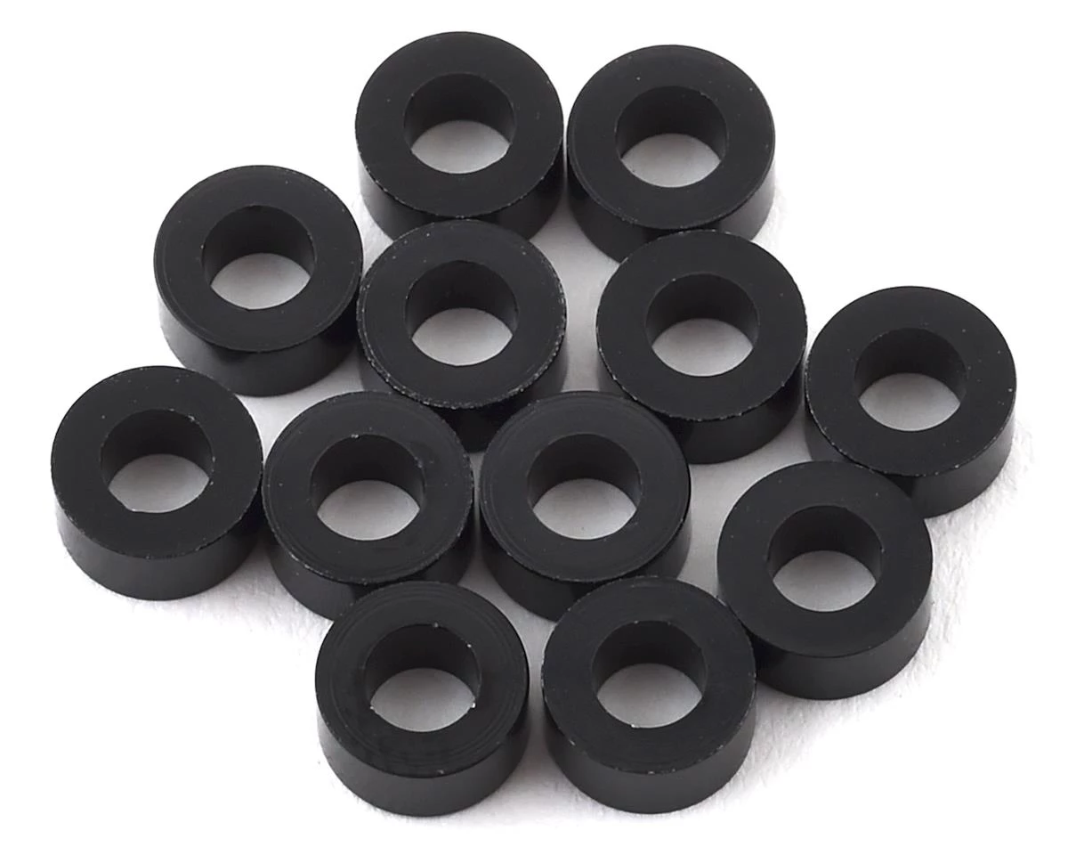 1UP Racing 3x6mm Precision Aluminum Shims (Black) (12) (3mm) 3 1UP Racing 3x6mm Precision Aluminum Shims (Black) (12) (3mm)