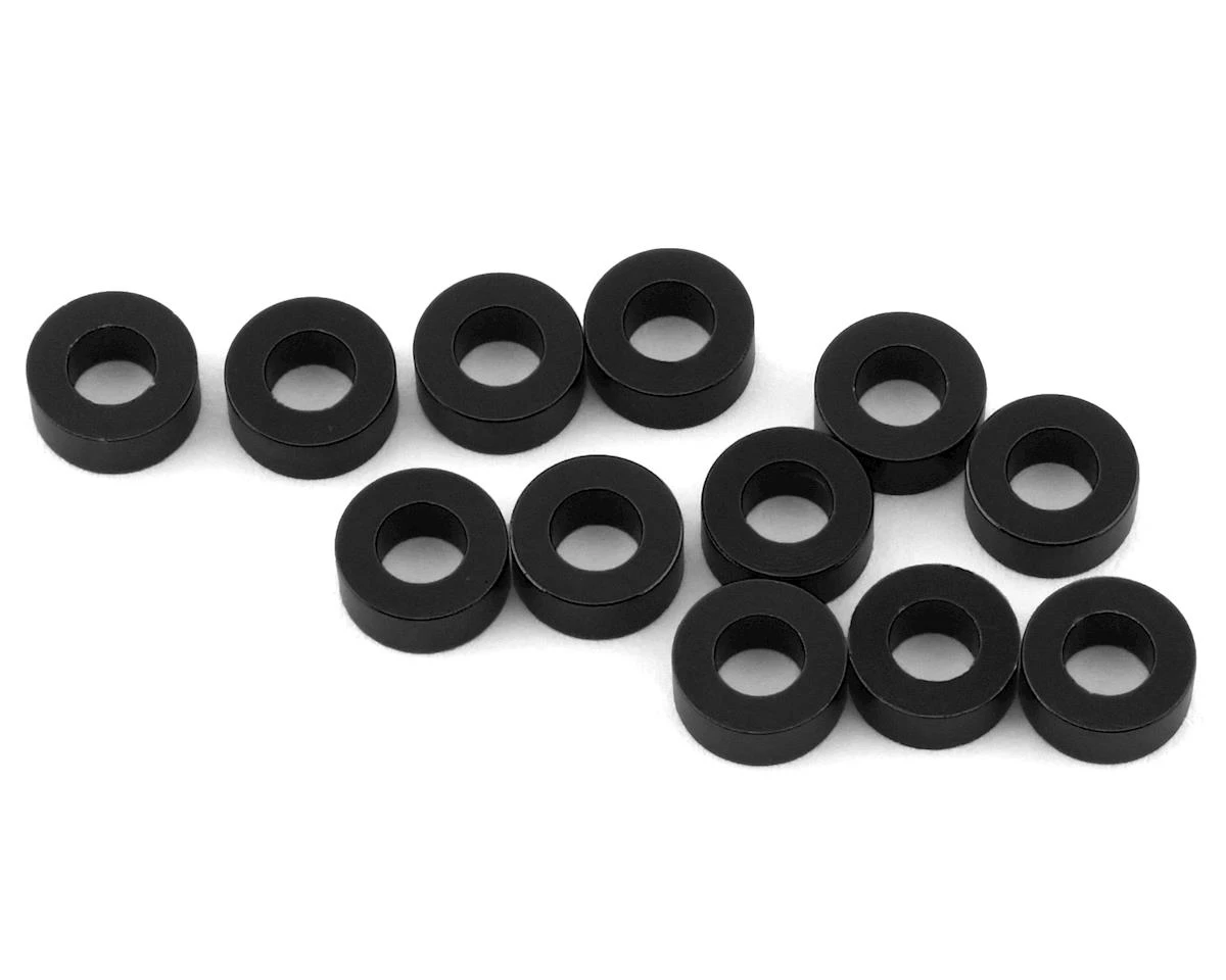 1UP Racing 3x6mm Precision Aluminum Shims (Black) (12) (2.5mm) 3 1UP Racing 3x6mm Precision Aluminum Shims (Black) (12) (2.5mm)