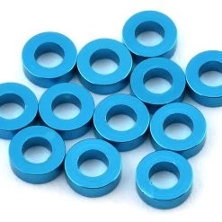 1UP Racing 3x6mm Precision Aluminum Shims (Blue) (12) (2mm)