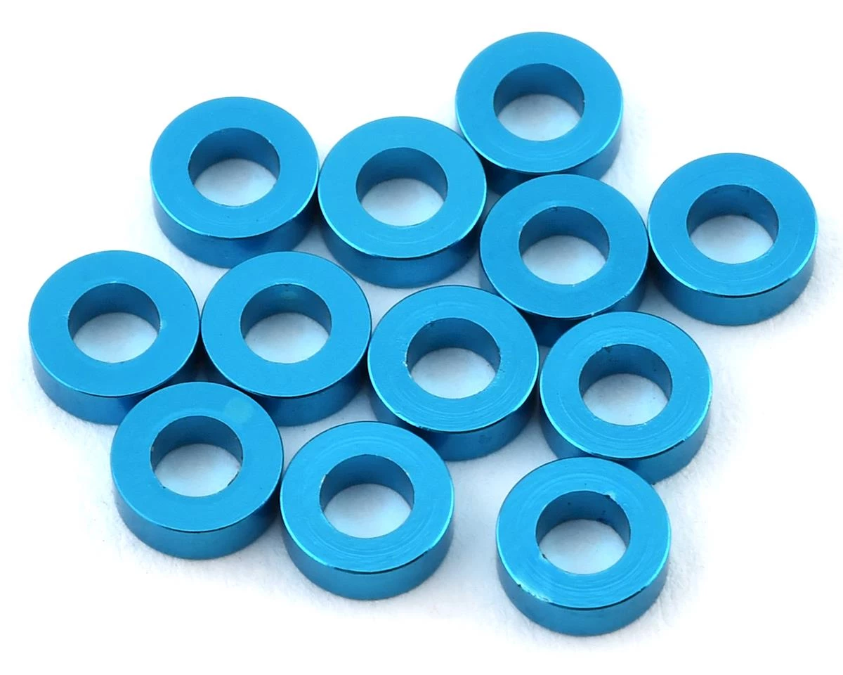 1UP Racing 3x6mm Precision Aluminum Shims (Blue) (12) (2mm) 3 1UP Racing 3x6mm Precision Aluminum Shims (Blue) (12) (2mm)