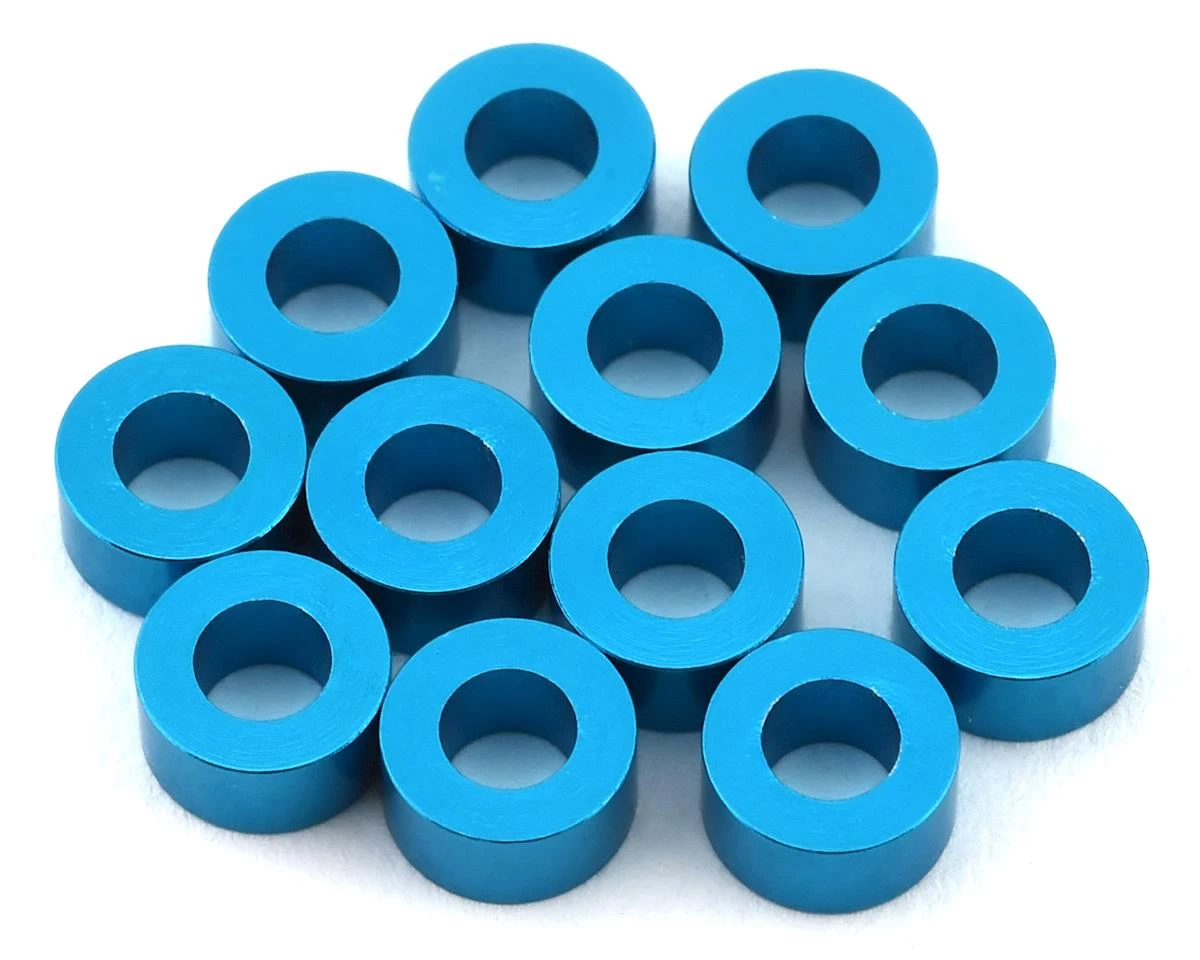 1UP Racing 3x6mm Precision Aluminum Shims (Blue) (12) (3mm) 3 1UP Racing 3x6mm Precision Aluminum Shims (Blue) (12) (3mm)