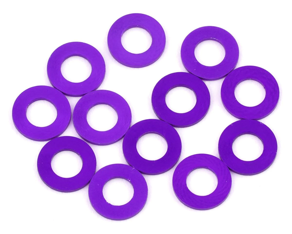 1UP Racing 3x6mm Precision Aluminum Shims (Purple) (12) (0.75mm) 3 1UP Racing 3x6mm Precision Aluminum Shims (Purple) (12) (0.75mm)