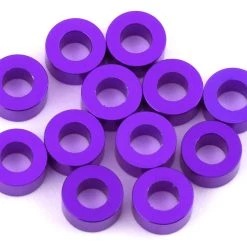 1UP Racing 3x6mm Precision Aluminum Shims (Purple) (12) (2.5mm)