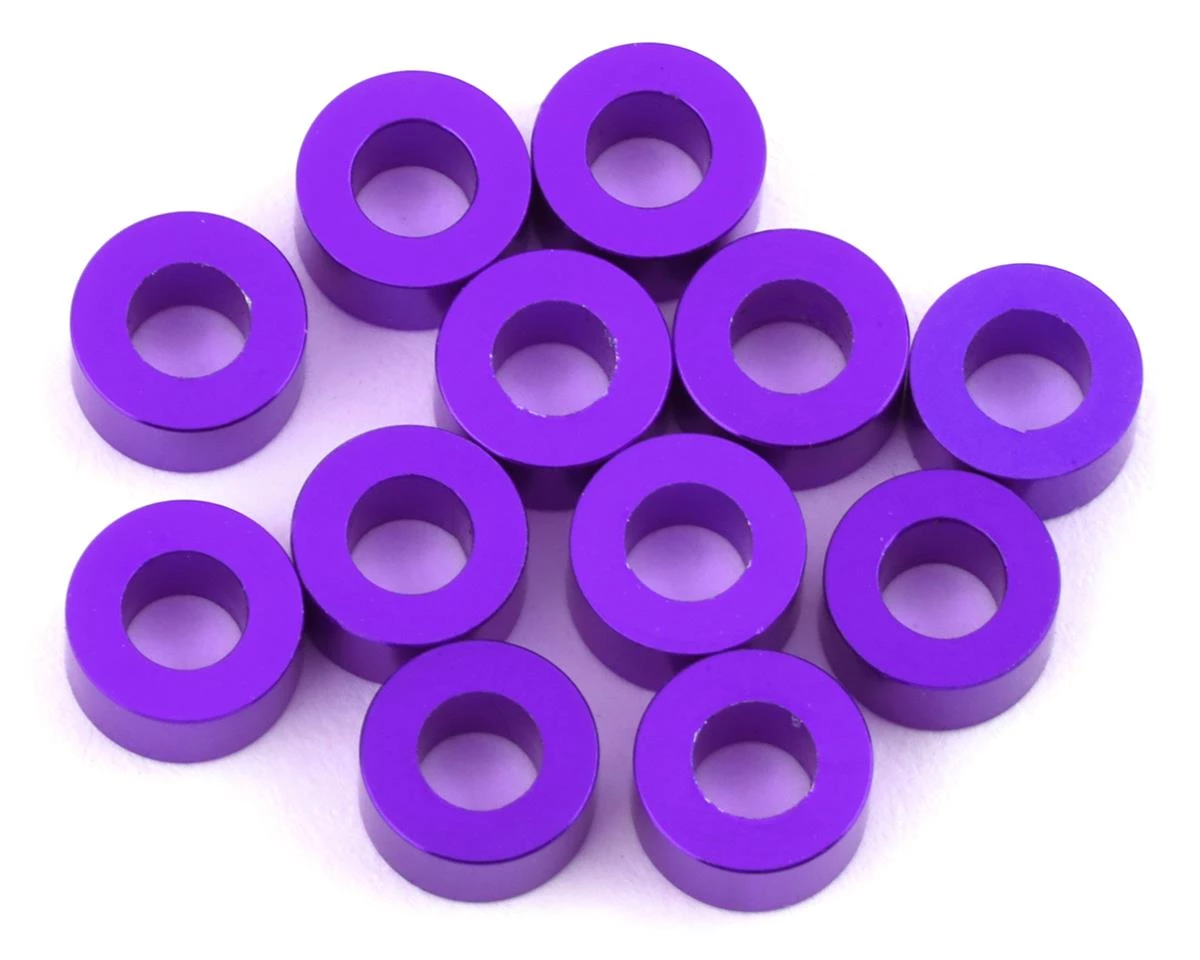 1UP Racing 3x6mm Precision Aluminum Shims (Purple) (12) (3mm) 3 1UP Racing 3x6mm Precision Aluminum Shims (Purple) (12) (3mm)