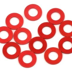 1UP Racing 3x6mm Precision Aluminum Shims (Red) (12) (0.5mm)