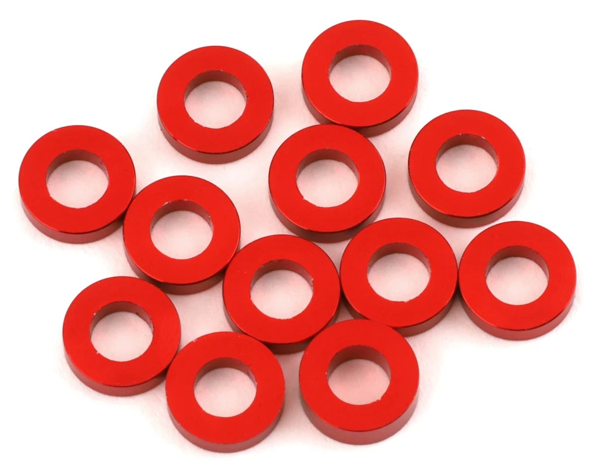 1UP Racing 3x6mm Precision Aluminum Shims (Red) (12) (1.5mm) 3 1UP Racing 3x6mm Precision Aluminum Shims (Red) (12) (1.5mm)