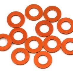 1UP Racing 3x6mm Precision Aluminum Shims (Orange) (12) (0.5mm)