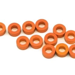 1UP Racing 3x6mm Precision Aluminum Shims (Orange) (12) (2.5mm)