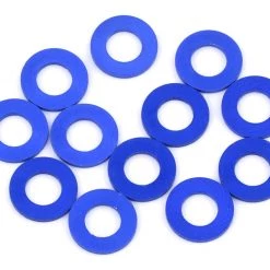 1UP Racing 3x6mm Precision Aluminum Shims (Dark Blue) (12) (0.75mm)