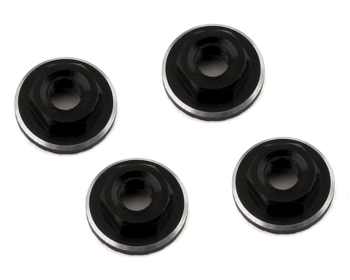 1UP Racing Lockdown UltraLite 4mm Serrated Wheel Nuts (Black) (4) 3 1UP Racing Lockdown UltraLite 4mm Serrated Wheel Nuts (Black) (4)
