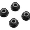 1UP Racing 4mm Serrated Aluminum Locknuts (Black) (4) -1UP Racing Sales Store 1up80502