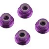 1UP Racing 4mm Serrated Aluminum Locknuts (Purple) (4) -1UP Racing Sales Store 1up80522