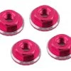 1UP Racing Lockdown UltraLite 4mm Serrated Wheel Nuts (Pink) (4) -1UP Racing Sales Store 1up80541