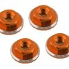 1UP Racing Lockdown UltraLite 4mm Serrated Wheel Nuts (Orange) (4) -1UP Racing Sales Store 1up80551