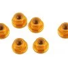 1UP Racing 3mm Aluminum Flanged Locknuts (Gold) (6) -1UP Racing Sales Store 1up80564