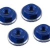 1UP Racing Lockdown UltraLite 4mm Serrated Wheel Nuts (Dark Blue) (4) -1UP Racing Sales Store 1up80591