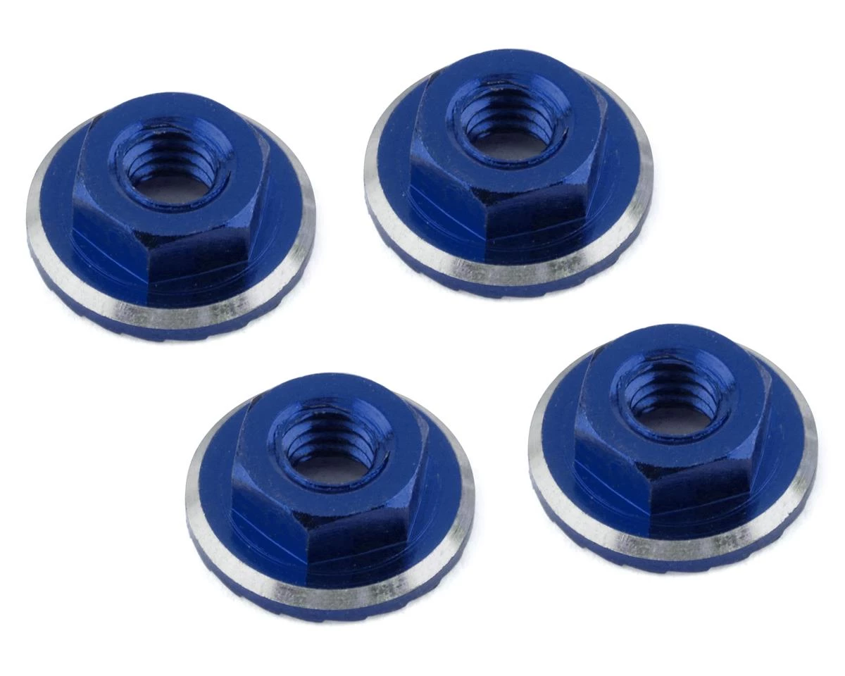 1UP Racing Lockdown UltraLite 4mm Serrated Wheel Nuts (Dark Blue) (4) 3 1UP Racing Lockdown UltraLite 4mm Serrated Wheel Nuts (Dark Blue) (4)