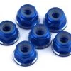 1UP Racing 3mm Aluminum Flanged Locknuts w/Chamfered Finish (Dark Blue) (6) -1UP Racing Sales Store 1up80598