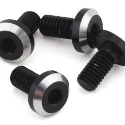 1UP Racing Sales Store 58 1UP Racing 3x6mm UltraLite Aluminum Perfect Center Screws (Black/Silver)