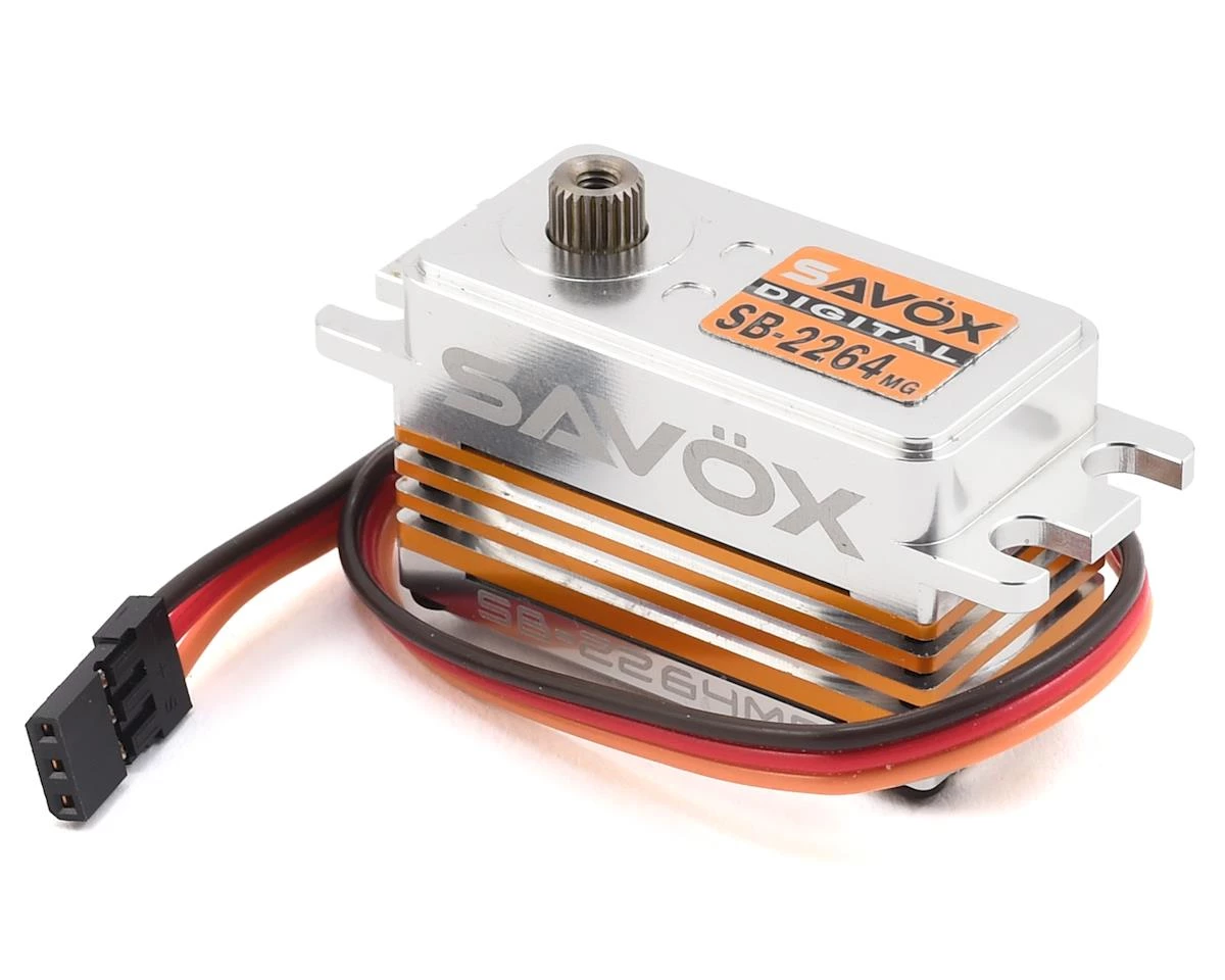 Savox SB-2264MG Low Profile Digital "High Speed" Brushless Metal Gear Servo (High Voltage) 3 Savox SB-2264MG Low Profile Digital "High Speed" Brushless Metal Gear Servo (High Voltage)